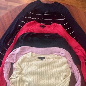 Lot of 6 Banana Republic Sweaters - sizes XS, S